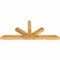 Ekena Millwork Saratoga Rough Sawn Timber Gable Bracket, Western Red Cedar, 72"W x 30"H x 4"D x 4"F, 10/12 Pitch GBW072X30X0404SAR00RWR - alternate 2